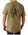 Image #1 - Ariat Men's Rebar Workman Short Sleeve Graphic Work Pocket T-Shirt , Sage, hi-res