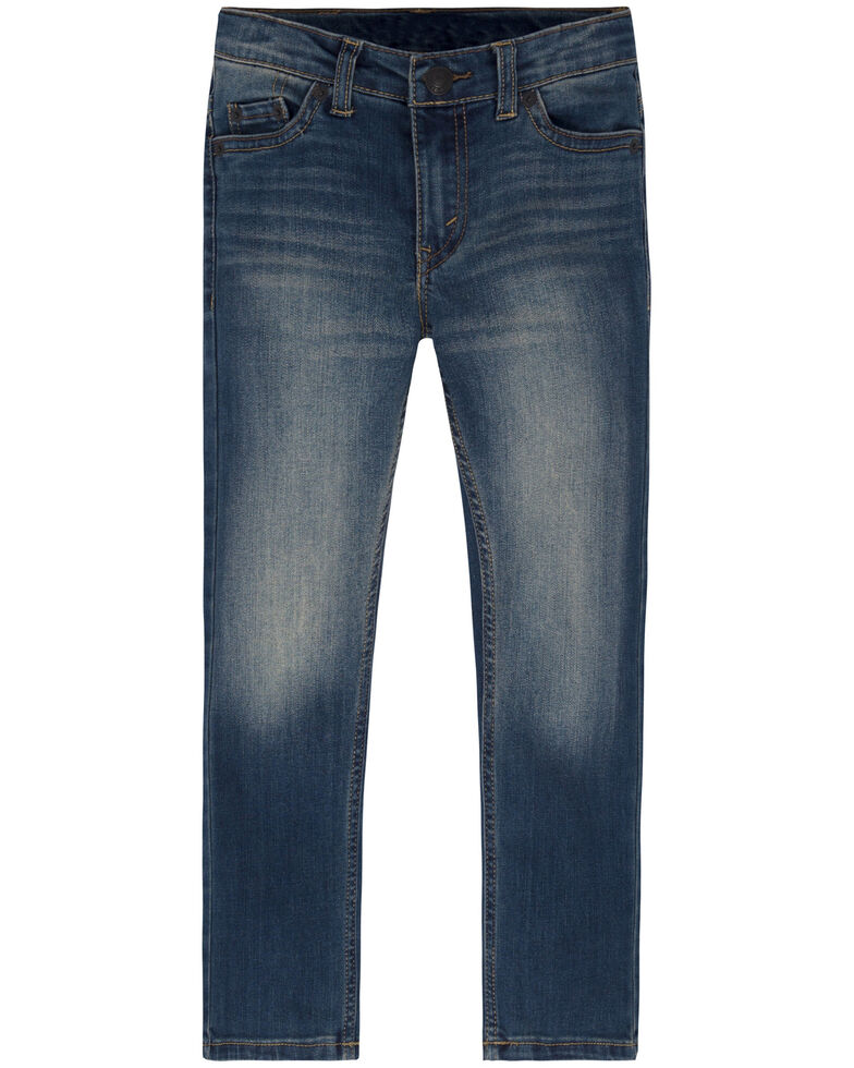 Levi's Boys' 511 Slim Fit Straight Jeans , Dark Blue, hi-res