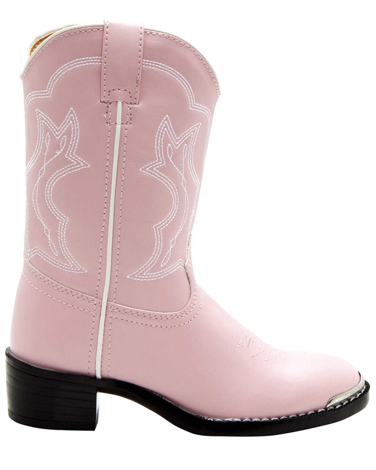 Image #2 - Durango Little Girls' Pink Western Boots - Round Toe, , hi-res