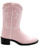 Image #2 - Durango Little Girls' Pink Western Boots - Round Toe, , hi-res