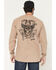 Image #1 - Cody James Men's FR Rustler Long Sleeve Work T-Shirt, Khaki, hi-res