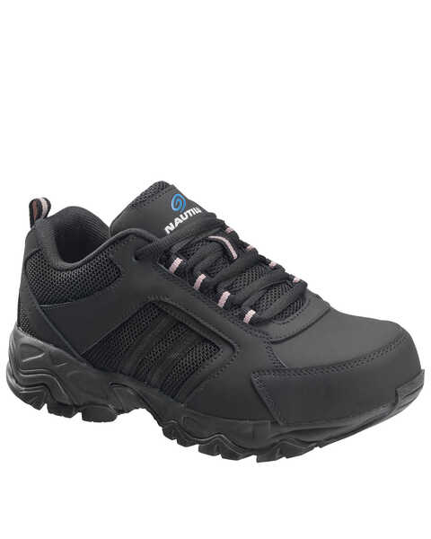Image #1 - Nautilus Women's Guard Sport Work Shoes - Steel Toe, Black, hi-res