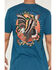 Image #4 - Howitzer Men's Liberty Short Sleeve Graphic T-Shirt, Blue, hi-res