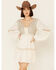 Image #1 - Shyanne Women's Off White Embroidered Lace Peasant Dress, , hi-res