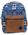 Hooey Men's Recess Southwestern Print Backpack , Blue, hi-res