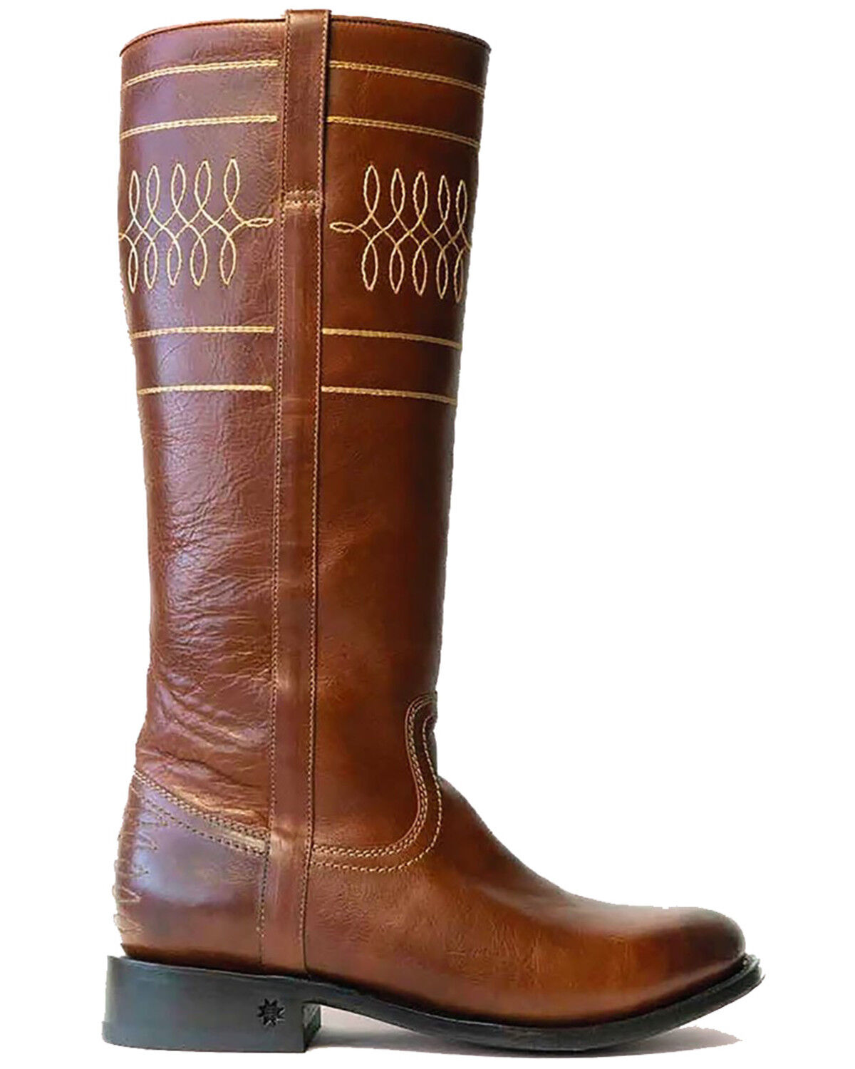 Image #1 - Black Star Women's Laredo Western Boots - Round Toe, Red, hi-res
