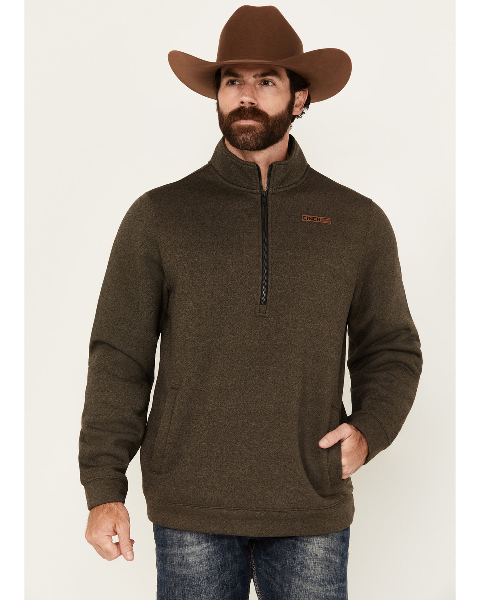 Cinch quarter zip pullover deals