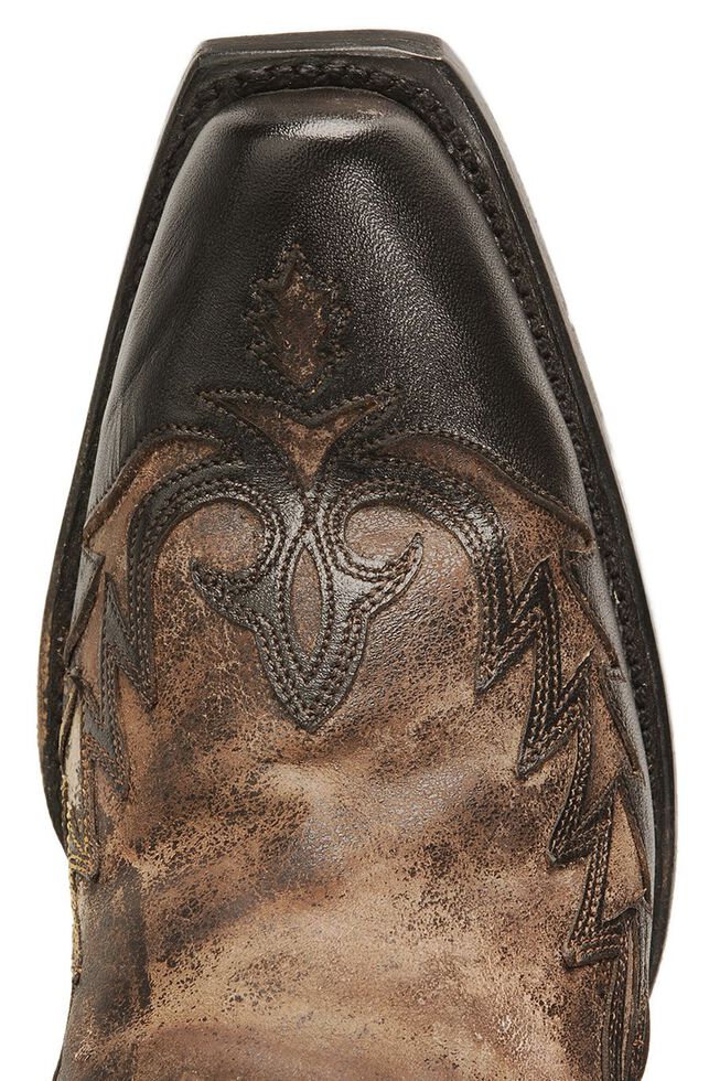 stetson brown harness cowboy boots
