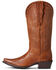 Image #2 - Ariat Women's Treasured Heritage X Elastic Calf Western Boot - Snip Toe, Brown, hi-res