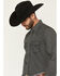 Image #2 - Moonshine Spirit Men's Side Stage Geo Print Long Sleeve Snap Western Shirt, Black, hi-res