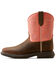 Image #2 - Ariat Women's Anthem Shortie Myra Performance Western Boots - Broad Square Toe , Brown, hi-res