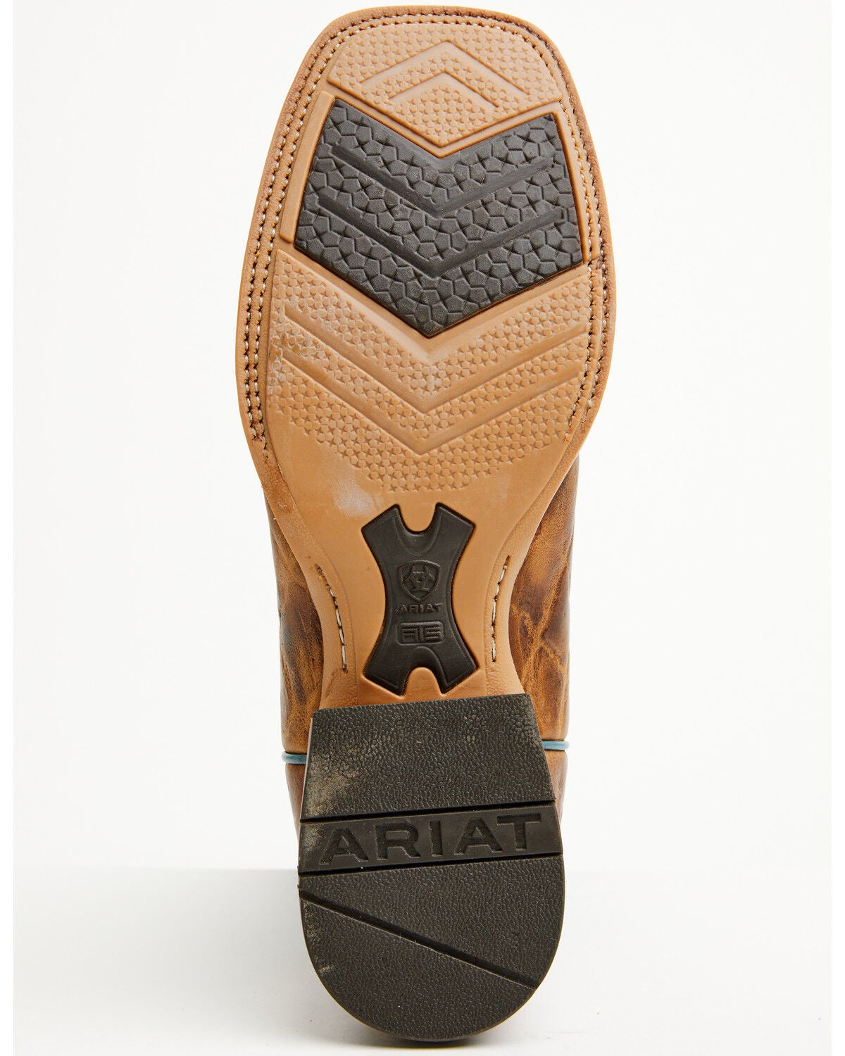 Image #7 - Ariat Men's Cowhand Performance Western Boots - Broad Square Toe, Tan, hi-res