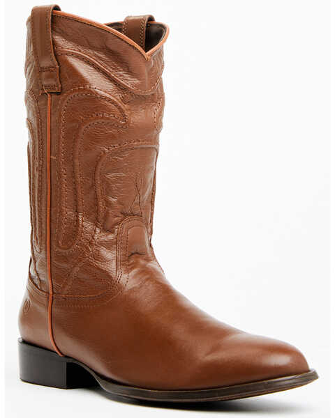 Image #1 - Dingo Men's Montana Western Boots - Medium Toe, Brown, hi-res