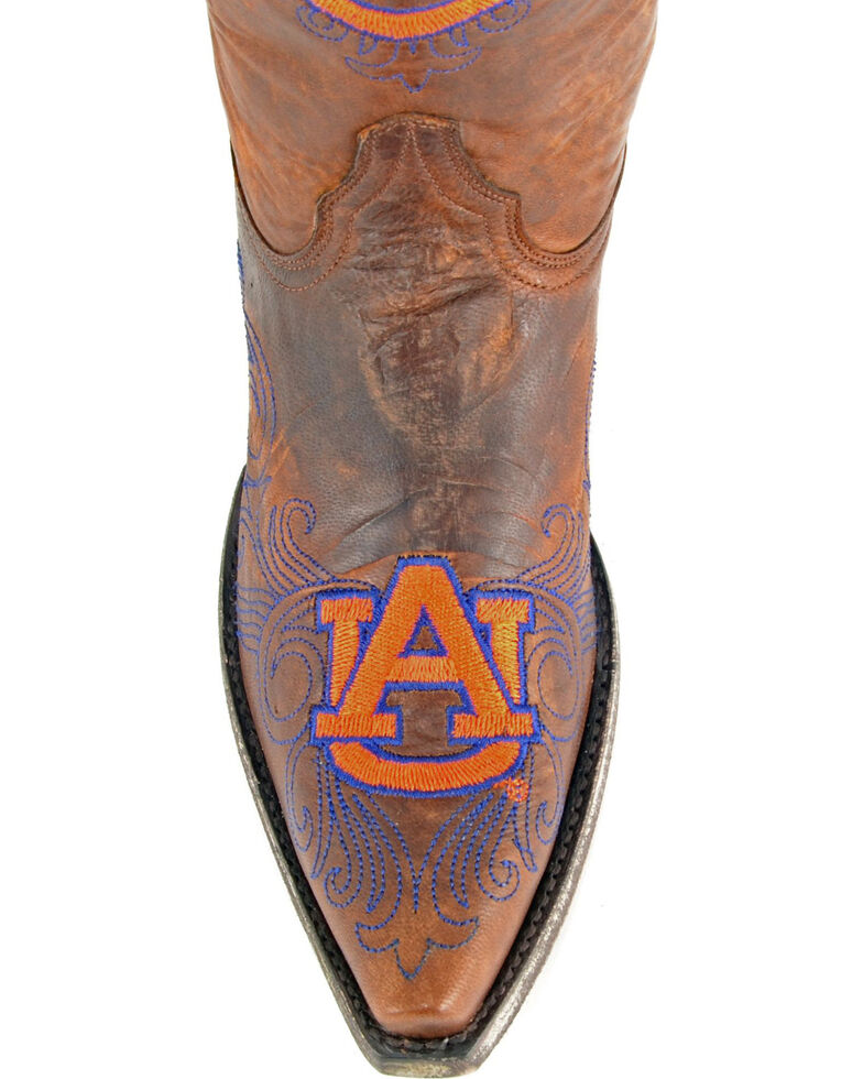 Gameday Auburn University Cowgirl Boots - Snip Toe, Brass, hi-res