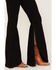 Image #2 - Shyanne Women's High Rise Super Flare Tulip Jeans, Black, hi-res