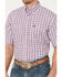 Image #3 - George Strait by Wrangler Men's Plaid Print Short Sleeve Button Down Western Shirt, , hi-res