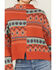 Image #3 - Rock & Roll Denim Women's Southwestern Patched Pullover Sweater, Rust Copper, hi-res