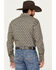Image #4 - Rock & Roll Denim Men's Southwestern Print Vintage Long Sleeve Snap Western Shirt, Tan, hi-res