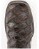 Image #5 - Ferrini Women's Bronco Western Boots - Square Toe, Chocolate, hi-res
