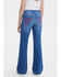Image #1 - 7 For All Mankind Girls' Moonwater Medium Wash Mini Dojo Trouser Stretch Denim Jeans, Medium Wash, hi-res