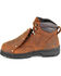 Carolina Men's 6" External Met Guard Boots - Steel Toe, Brown, hi-res