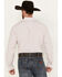 Image #4 - Cinch Men's Checkered Print Long Sleeve Button Down Shirt, White, hi-res
