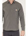 Image #3 - Carhartt Men's Force Sun Defender&trade; Relaxed Fit Lightweight Long Sleeve Button-Down Shirt, Steel, hi-res