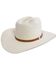 Stetson Men's El Noble 500X Straw Cowboy Hat, Natural, hi-res
