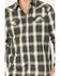 Image #3 - Moonshine Spirit Men's All Day Long Large Plaid Snap Western Shirt , Green, hi-res