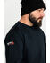 Image #4 - Ariat Men's FR Roughneck Back Skull Graphic Long Sleeve Work T-Shirt - Tall, Black, hi-res