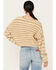 Image #4 - Revel Women's Striped Cinched Bottom Sweater, Yellow, hi-res