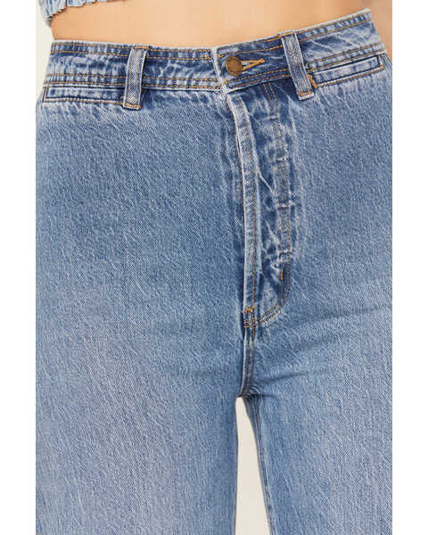 Image #2 - Rolla's Women's Light Wash High Rise Sailor Jeans, Medium Blue, hi-res