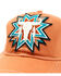 Shyanne Women's Southwestern Steerhead Embroidered Patch Mesh-Back Ball Cap , Chilli, hi-res