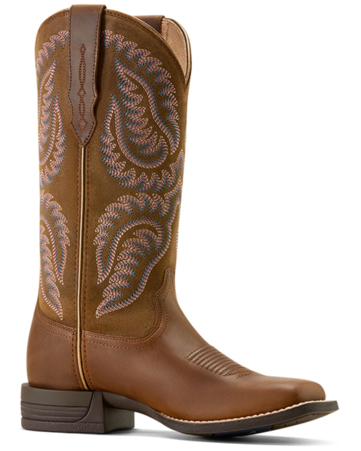 Image #1 - Ariat Women's Cattle Caite Western Boots - Broad Square Toe, Brown, hi-res
