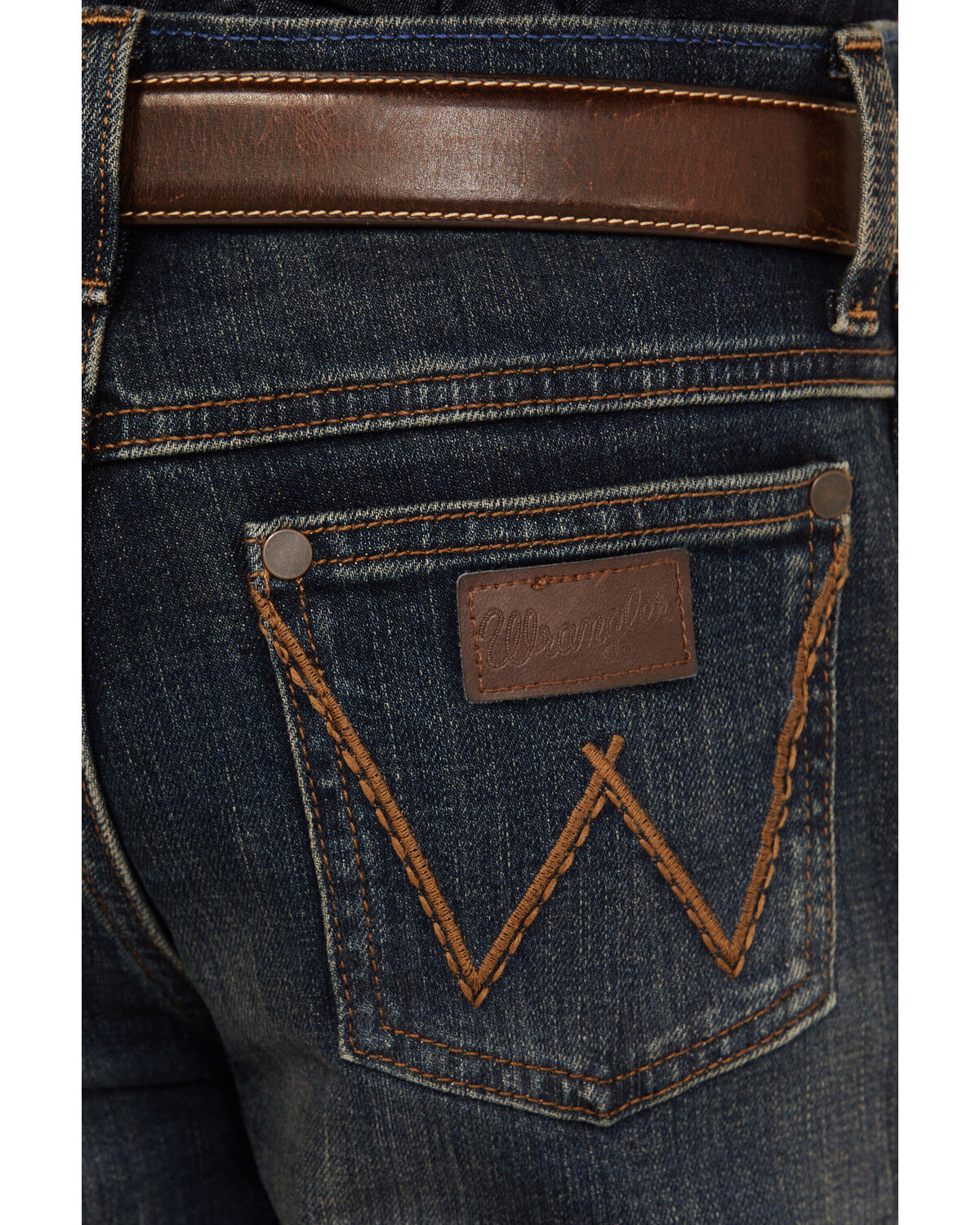 Image #4 - Wrangler Retro Boys' Slim Bootcut Stretch Denim Jeans, Blue, hi-res