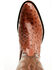 Image #6 - Tony Lama Men's Kenway Exotic Ostrich Western Boots - Round Toe, Cognac, hi-res