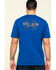 Hawx Men's Fist Graphic Short Sleeve Work T-Shirt , Indigo, hi-res