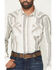 Image #3 - Panhandle Men's Vintage Stripe Print Long Sleeve Snap Western Shirt, Natural, hi-res