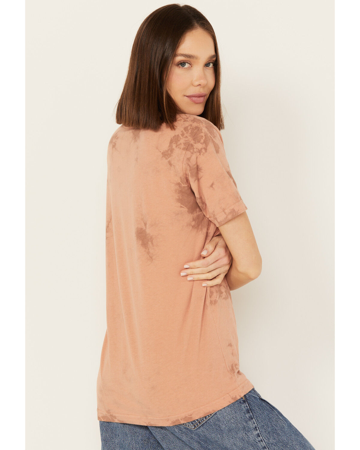 Image #4 - American Highway Women's Wild As The Wind Tie Dye Short Sleeve Graphic Tee, Mauve, hi-res
