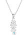 Image #2 - Montana Silversmiths Women's Mystic Falls Opal Crystal Necklace, Silver, hi-res