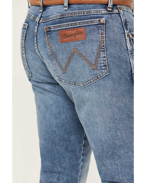 Image #4 - Wrangler Retro Men's Beauford Light Wash Slim Bootcut Stretch Denim Jeans - Tall , Light Wash, hi-res