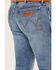 Image #4 - Wrangler Retro Men's Beauford Light Wash Slim Bootcut Stretch Denim Jeans - Tall , Light Wash, hi-res