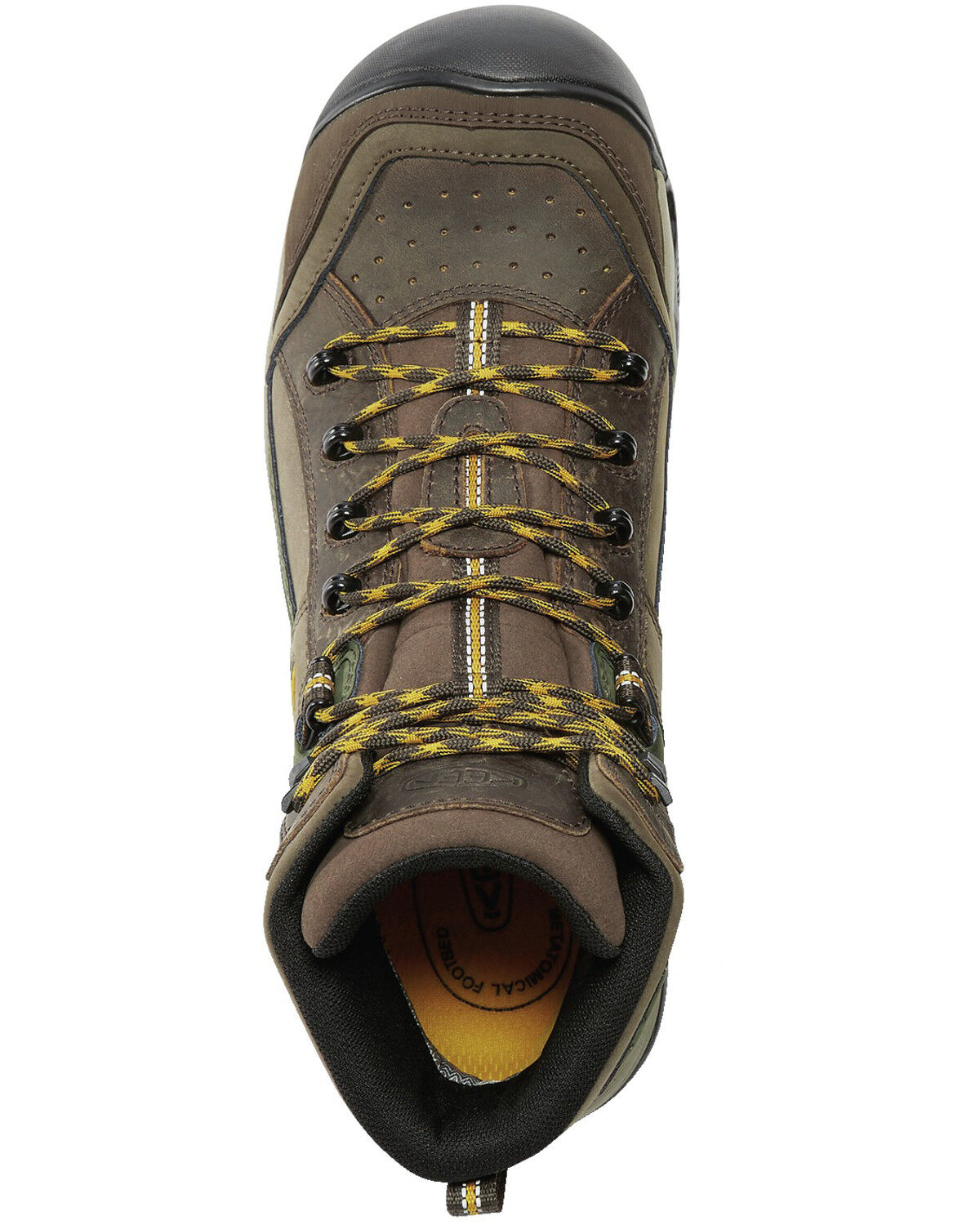 Image #3 - Keen Men's Davenport Waterproof Work Boots - Composite Toe, Brown, hi-res