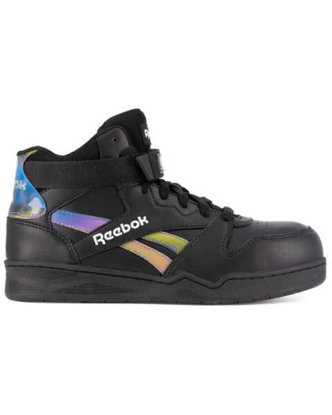 Image #2 - Reebok Women's High Top Work Sneakers - Composite Toe, Black, hi-res