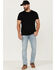 Image #1 - Levi's Men's Everyday Authentic Light Wash Stretch Slim Straight Jeans, Light Medium Wash, hi-res