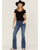 Idyllwind Women's Honky Tonk Studded Tee, Black, hi-res