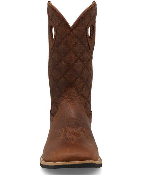 Image #4 - Twisted X Boys' Top Hand Western Boots - Broad Square Toe, Brown, hi-res