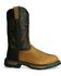 Image #8 - Rocky Men's Branson Roper Work Boots - Round Toe, Brown, hi-res