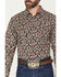 Image #3 - Gibson Trading Co Men's Bloomin Paisley Print Long Sleeve Snap Western Shirt - Tall, Black, hi-res