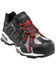 Nautilus Men's Black and Red Athletic Work Shoes - Alloy Toe , Black, hi-res